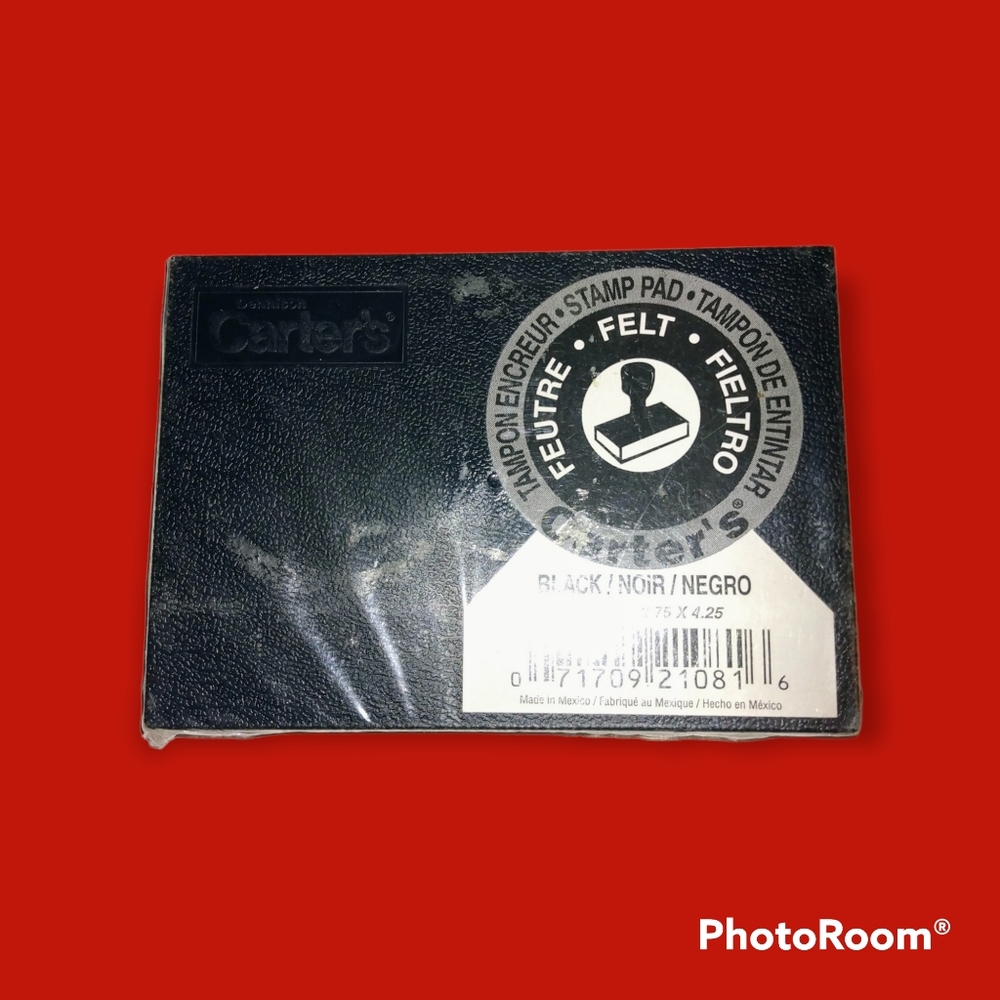 Carter's Black Stamp Pad